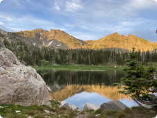 Lake mountain nature 